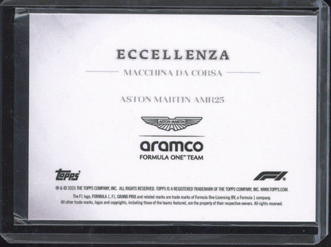 2025 Topps Eccellenza F1 Aston Martin AMR25 /10