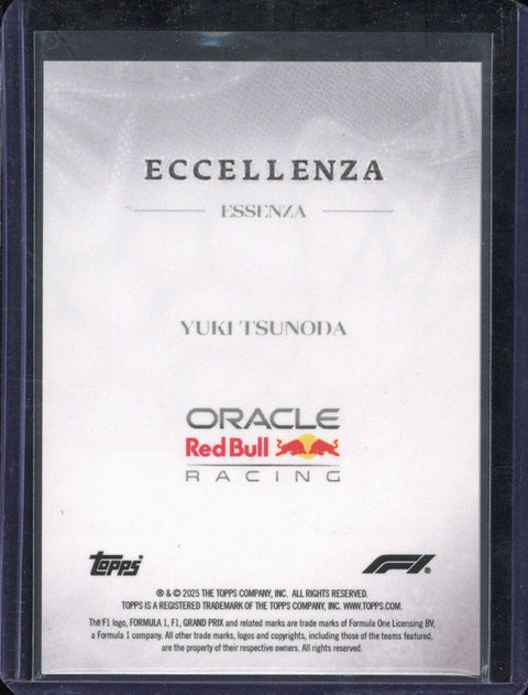 2025 Topps Eccellenza F1 Yuki Tsunoda /99
