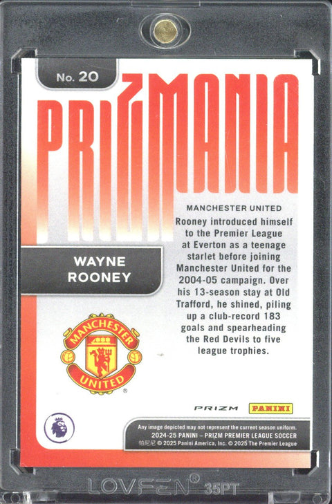 2024-25 Panini Prizm Wayne Rooney Prizmania #20