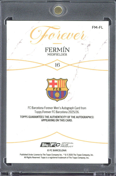 2025-26 Topps FC Barcelona Forever Fermin Autograph /125 #FM-FL