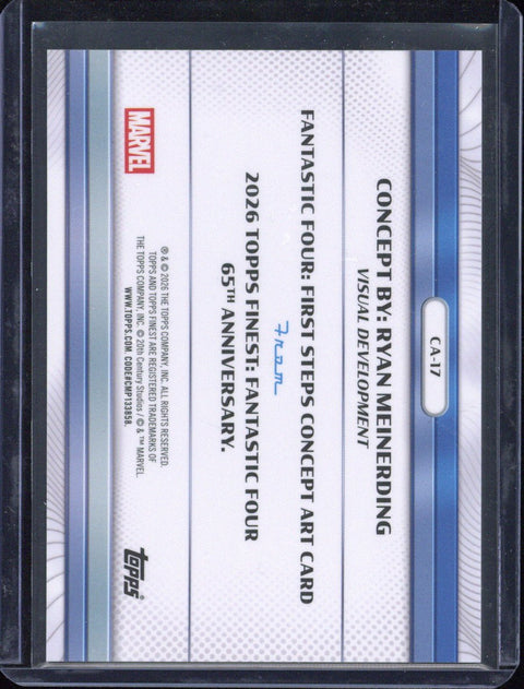 2026 Topps Finest Fantastic Four Galactus Concept Art /50 #CA-17