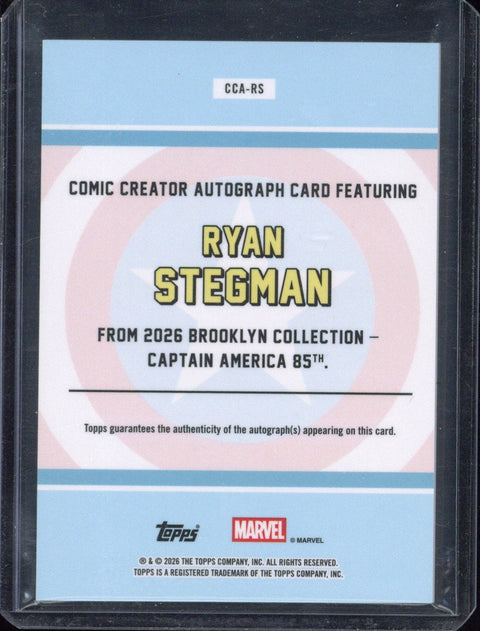2026 Topps Marvel Brooklyn Collection Ryan Stegman Autograph /15 #CCA-RS