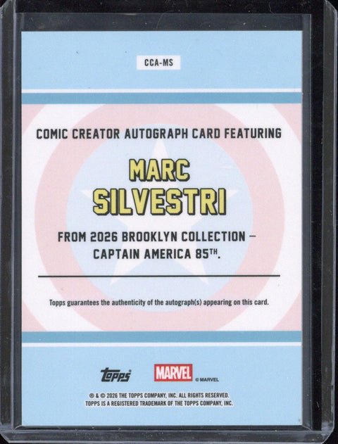 2026 Topps Marvel Brooklyn Collection Marc Silvestri Autograph /75 #CCA-MS