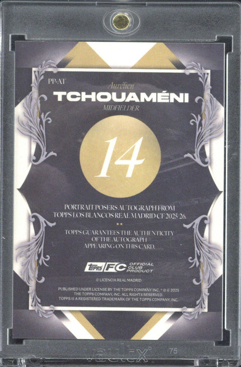 2025-26 Topps Los Blancos Aurelien Tchouameni Autograph #PP-AT