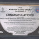 2023-24 Topps Museum UCC Warren Zaire-Emery Signature Swatches /25 #SSDR-WZE