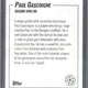 2021 Topps Lost Rookie Paul Gascoigne RC Autograph /49