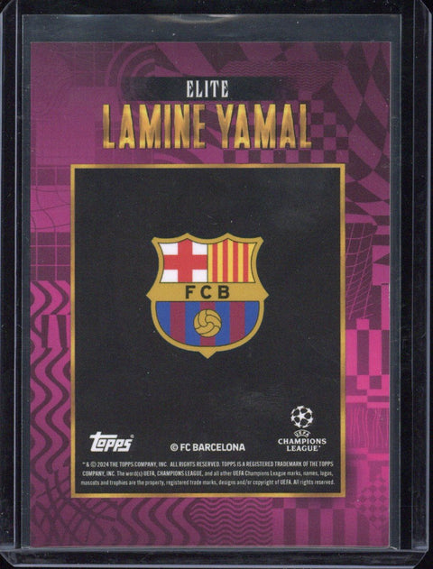 2024-25 Topps Gold UCC Lamine Yamal /75