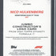 2024 Topps Dynasty F1 Niko Hulkenberg Jumbo Constructors Logo Autograph 1/1 #JCLC-NHU
