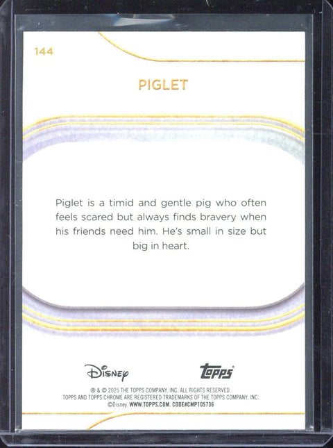 2025 Topps Chrome Disney Piglet /250 #144
