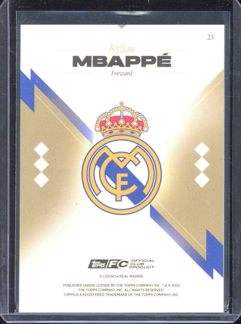 2025-26 Topps Los Blancos Kylian Mbappe /25 #23