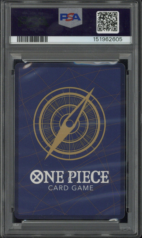 2024 One Piece OP09 EN Marshall D. Teach Wanted Alternate Art #093 PSA 10
