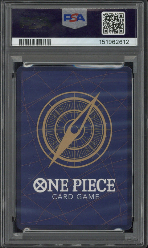 2025 One Piece OP11 EN Gum Gum Fire Pistol Red Hawk Alternate Art #114 PSA 10