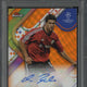 2024-25 Topps Finest UCC Michael Ballack Autograph Orange Wave /25 #BABL PSA 8