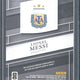 2025-26 Panini Noir Road to FIFA World Cup Lionel Messi Relic /70 #CC-LME