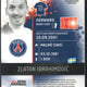 2023/24 Topps Total Football Zlatan Ibrahimovic 77/99 Miami Vice