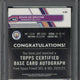 2022-23 Topps Finest UCC Kevin De Bruyne Orange Wave Autograph /25 #AKD PSA 9