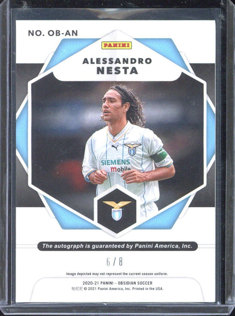 2020-21 Panini Obsidian Alessandro Nesta Autograph /8