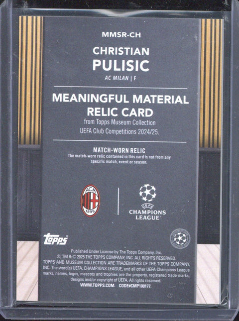 2024-25 Topps Museum Christian Pulisic Patch /10