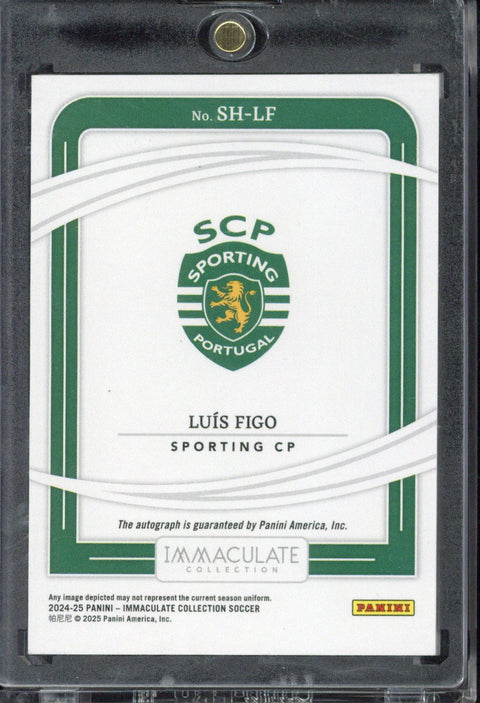 2024-25 Panini Immaculate Luis Figo Autograph /5 #SH-LF