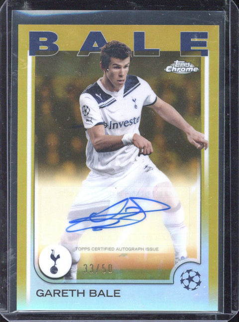 2024-25 Topps Chrome UCC Gareth Bale Autograph /50 #CA-GB