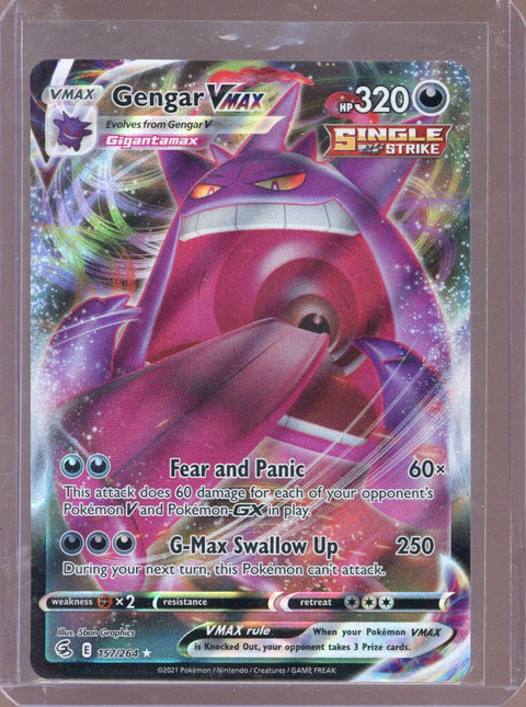 2021 Pokemon Fusion Strike - Gengar Vmax #157