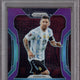 2022 Prizm W/C Qatar Lionel Messi Purple Prizm /199 #7 PSA 9 - EU