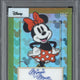 2024 Topps Chrome Disney Minnie Mouse Facsimile Autograph Gold Refractor /50 #AU2 PSA 9