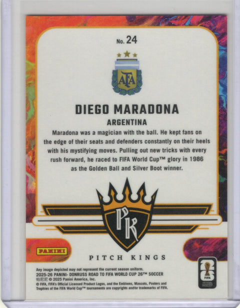 2025/26 Panini Donruss Road To FIFA World Cup '26 Diego Maradona #24 /10