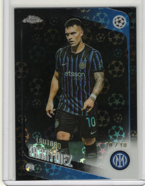 2025/26 Topps Chrome UCC Logofractor Lautaro Martinez /10 #156