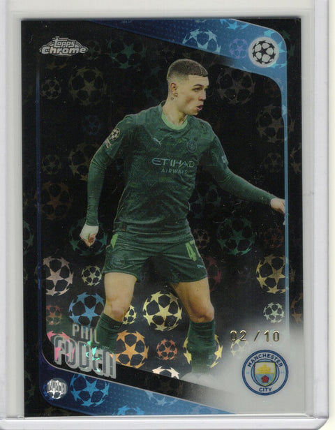 2025/26 Topps Chrome UCC Logofractor Phil Foden /10 #103