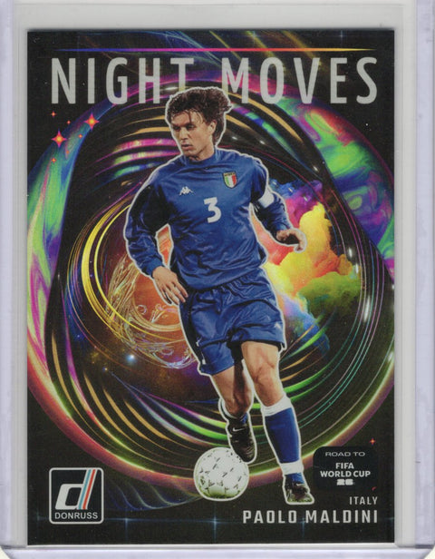 2025/26 Panini Donruss Road to World Cup Paolo Maldini Night Moves #24