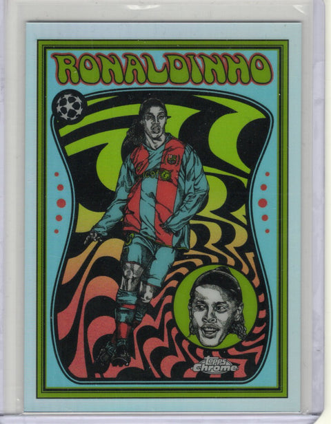 2025/26 Topps Chrome UCC Ronaldinho Ultra Violet #UV-6