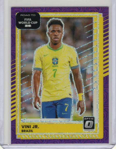 2025/26 Panini Donruss Optic Road to World Cup Vini Jr. /Purple Mojo /25 #179