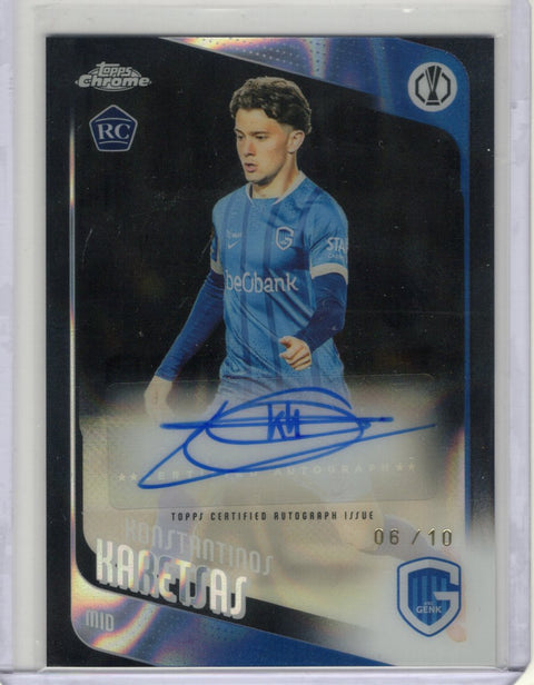 2025/26 Topps Chrome UCC Konstantinos Karetsas Autograph /10 #CA-KK