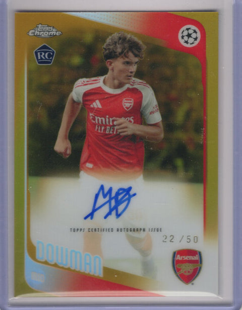 2025/26 Topps Chrome UCC Max Dowman Autograph /50 #CA-MD