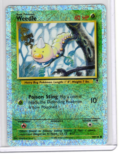 2002 Pokémon Legendary Collection Weedle Reverse Holo 99/110 - EU