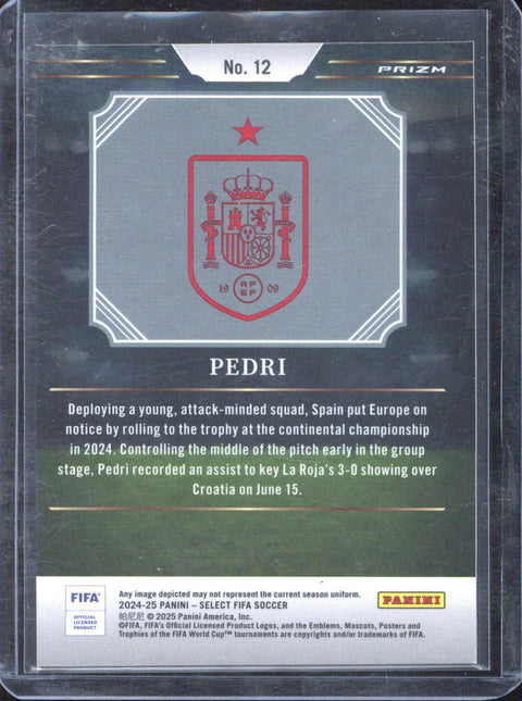 2024-25 Panini Select FIFA Pedri Artistic Impressions #12