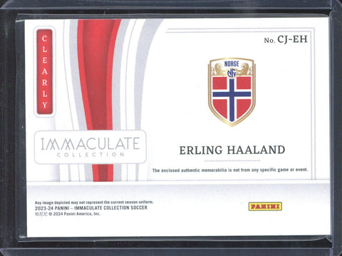 2023-24 Panini Immaculate Erling Haaland Patch /20 #CJ-EH