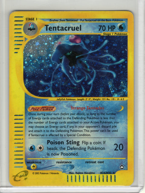 2002 Pokémon Aquapolis Tentacruel Holo H26/H32 - EU - 3