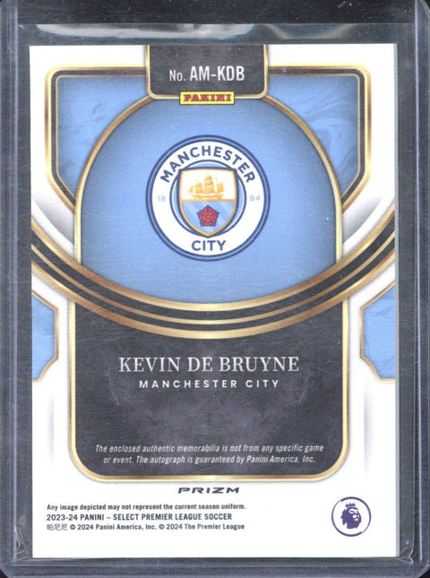 2023-24 Panini Select Kevin De Bruyne Autograph Relic #AM-KDB