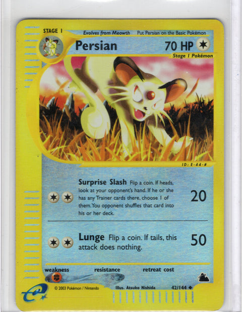 2003 Pokémon Skyridge Persian Reverse Holo 42/144 - EU
