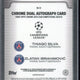 2024-25 Topps Chrome UCC Zlatan Ibrahimovic / Thiago Silva Dual Autograph Superfractor 1/1 #DA-SI
