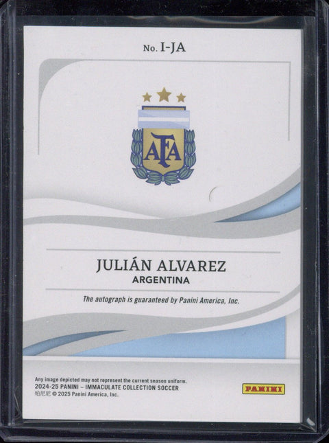 2024-25 Panini Immaculate Julian Alvarez Autograph /3 #I-JA