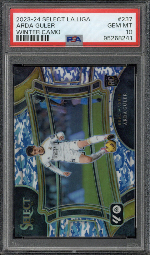 2023-24 Select La Liga Arda Güler Winter Camo /99 #237 PSA 10