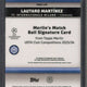 2023-24 Topps Merlin UCC Lautaro Martinez Match Ball Autograph /5 #MBS-LM