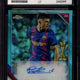 2021-22 Topps Chrome UCC Pedri Aqua Autograph /199 #CA-P ACE 9
