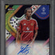 2024-25 Topps Finest UCC Leny Yoro Black Wave Autograph /10 #BALY PSA 8
