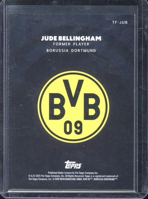 2025-26 Topps Focus BVB Jude Bellingham Talent Forge /25 #TF-JUB
