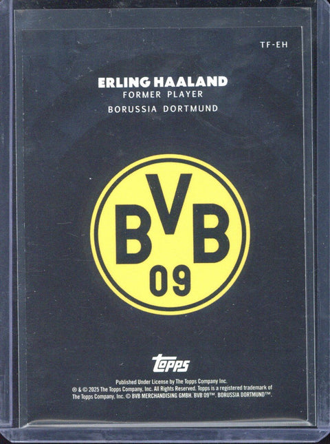 2025-26 Topps Focus BVB Erling Haaland Talent Forge /25 #TF-EH