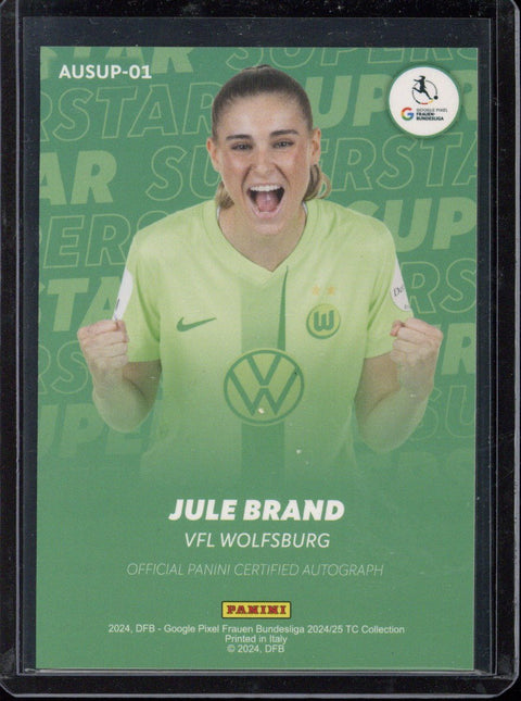 2024-25 Panini Women Bundesliga Jule Brand Superstar Autograph /10 #AUSUP-01